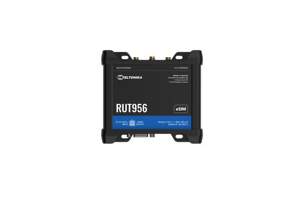 Мобильный маршрутизатор Teltonika RUT956 4G LTE Dual SIM с GNSS, RS232, RS485, Wi-Fi